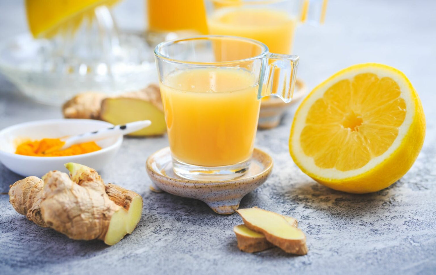 Healthy Ginger Root Shots