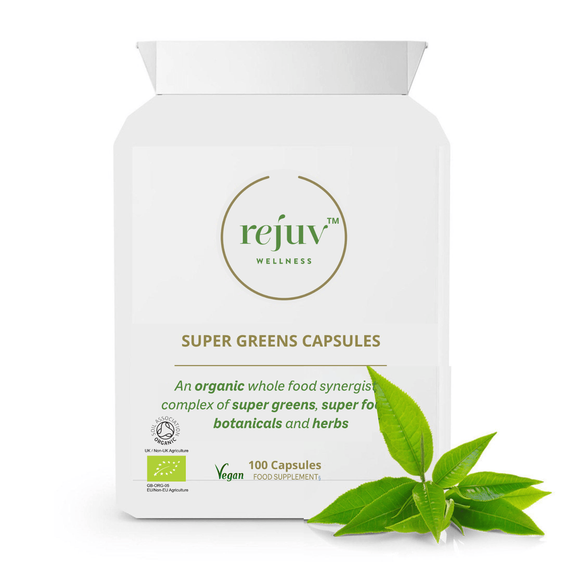 Rejuv® Super Greens Capsules - New Formula